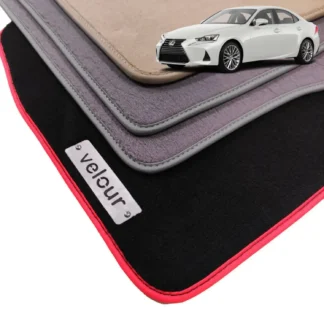 lexus is velur halı paspas, krom velour logolu