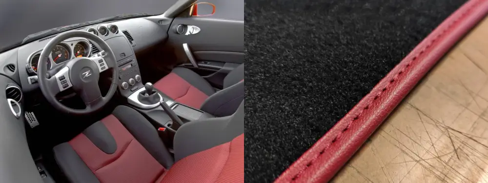 nissan 350z velur paspas tasarımı